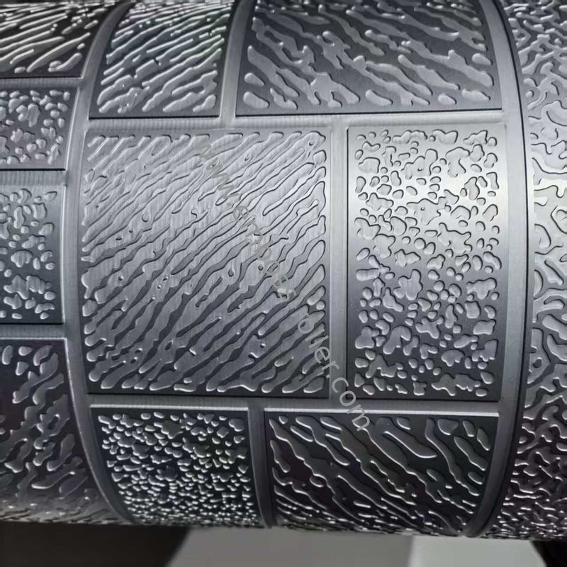 熱処理されたエムボッシングゴムロールとエムボッシングパターンのタイプによる生産